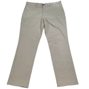 Claiborne Mens 34x32‎ Khaki Flat Front Dress Pants